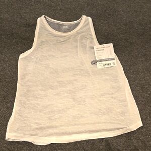 White Kids Tank Top